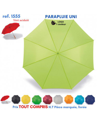 PARAPLUIE UNI REF 1555 1555 PARAPLUIE MANCHE DROIT  10,35 €