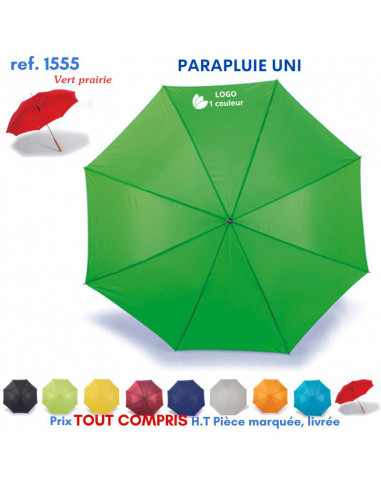 PARAPLUIE UNI REF 1555 1555 PARAPLUIE MANCHE DROIT  10,78 €