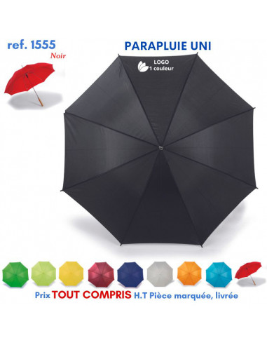 PARAPLUIE UNI REF 1555 1555 PARAPLUIE MANCHE DROIT  10,78 €