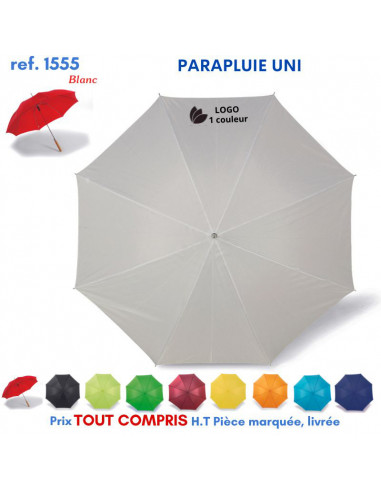 PARAPLUIE UNI REF 1555 1555 PARAPLUIE MANCHE DROIT  10,78 €