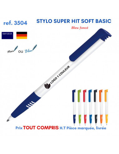 STYLO HIT SOFT BASIC REF 3504 3504 Stylos plastiques  0,52 €