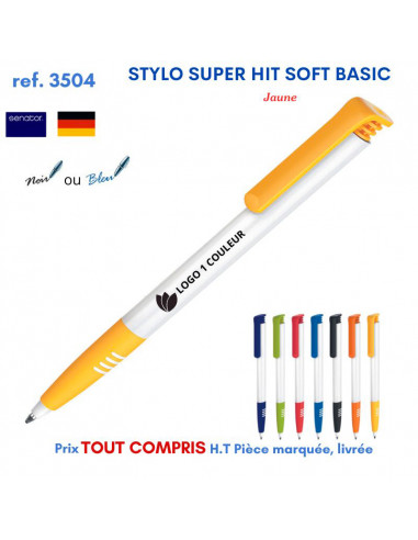 STYLO HIT SOFT BASIC REF 3504 3504 Stylos plastiques  0,52 €