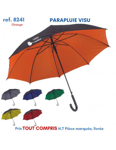 PARAPLUIE VISU REF 8241 8241 PARAPLUIES PUBLICITAIRES  9,15 €