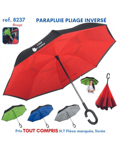 PARAPLUIE PLIAGE INVERSE REF 8237 8237 PARAPLUIES TEMPETE  11,28 €