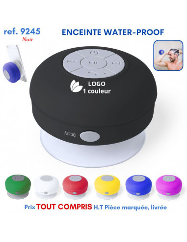 ENCEINTE BLUETOOTH WATER-PROOF REF 9245 9245 ECOUTEURS - HAUT PARLEUR  6,92 €