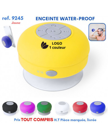 ENCEINTE BLUETOOTH WATER-PROOF REF 9245 9245 ECOUTEURS - HAUT PARLEUR  6,92 €