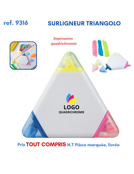 SURLIGNEUR TRIANGOLO REF 9316 9316 Surligneur  2,01 € SURLIGNEUR TRIANGOLO REF 9316 9316 Surligneur  2,01 €