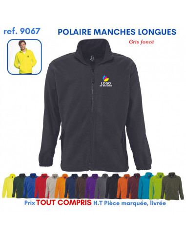 POLAIRE MANCHES LONGUES HOMME REF 9067 9067 POLAIRE PUBLICITAIRE PERSONNALISE  17,57 €