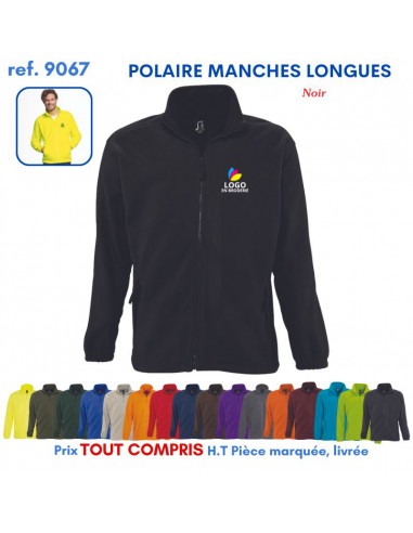 POLAIRE MANCHES LONGUES HOMME REF 9067 9067 POLAIRE PUBLICITAIRE PERSONNALISE  17,57 €