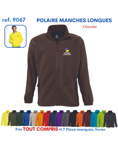 POLAIRE MANCHES LONGUES HOMME REF 9067 9067 POLAIRE PUBLICITAIRE PERSONNALISE  17,57 €