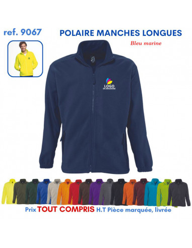 POLAIRE MANCHES LONGUES HOMME REF 9067 9067 POLAIRE PUBLICITAIRE PERSONNALISE  17,57 €