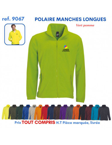 POLAIRE MANCHES LONGUES HOMME REF 9067 9067 POLAIRE PUBLICITAIRE PERSONNALISE  17,57 €