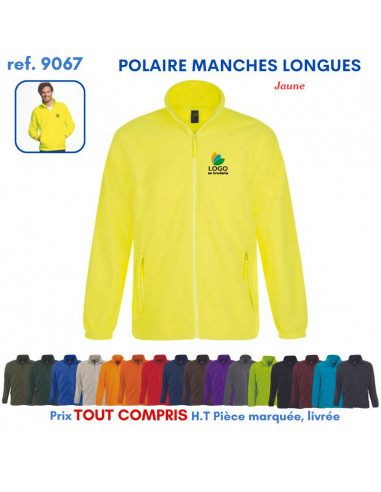 POLAIRE MANCHES LONGUES HOMME REF 9067 9067 POLAIRE PUBLICITAIRE PERSONNALISE  17,57 €