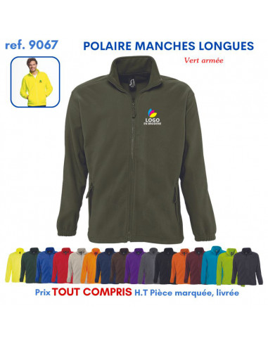 POLAIRE MANCHES LONGUES HOMME REF 9067 9067 POLAIRE PUBLICITAIRE PERSONNALISE  17,57 €