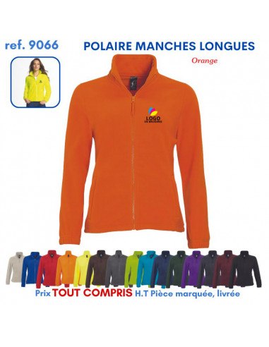 POLAIRE MANCHES LONGUES FEMME REF 9066 9066 POLAIRE PUBLICITAIRE PERSONNALISE  17,57 €