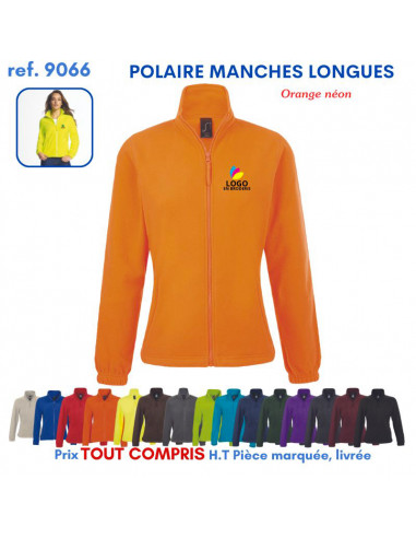 POLAIRE MANCHES LONGUES FEMME REF 9066 9066 POLAIRE PUBLICITAIRE PERSONNALISE  17,57 €