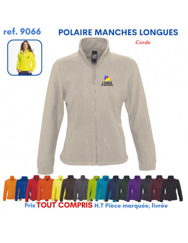 POLAIRE MANCHES LONGUES FEMME REF 9066 9066 POLAIRE PUBLICITAIRE PERSONNALISE  17,57 €