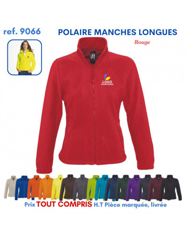 POLAIRE MANCHES LONGUES FEMME REF 9066 9066 POLAIRE PUBLICITAIRE PERSONNALISE  17,57 €