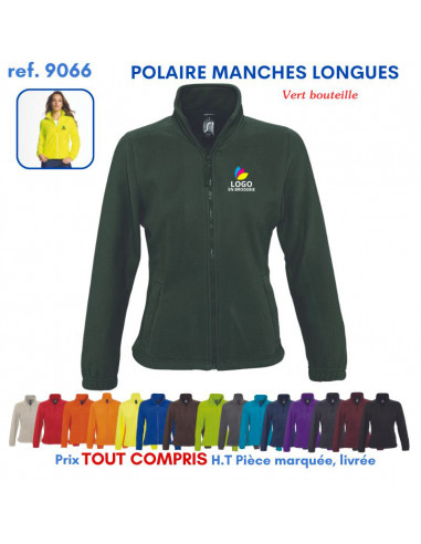 POLAIRE MANCHES LONGUES FEMME REF 9066 9066 POLAIRE PUBLICITAIRE PERSONNALISE  17,57 €