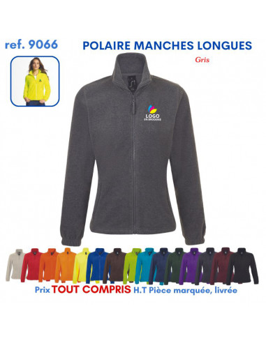 POLAIRE MANCHES LONGUES FEMME REF 9066 9066 POLAIRE PUBLICITAIRE PERSONNALISE  17,57 €