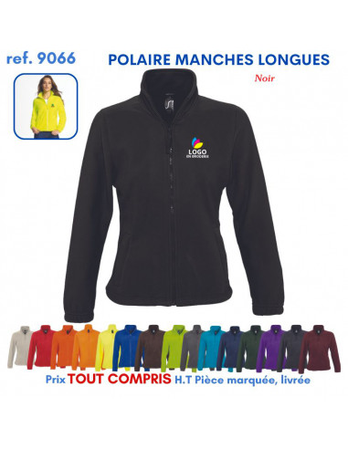 POLAIRE MANCHES LONGUES FEMME REF 9066 9066 POLAIRE PUBLICITAIRE PERSONNALISE  17,57 €