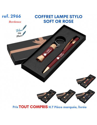 COFFRET LAMPE STYLO SOFT OR ROSE REF 2966 2966 LAMPES PUBLICITAIRES  7,17 €