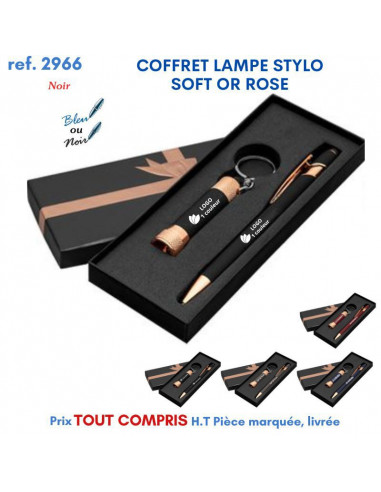 COFFRET LAMPE STYLO SOFT OR ROSE REF 2966 2966 LAMPES PUBLICITAIRES  7,17 €