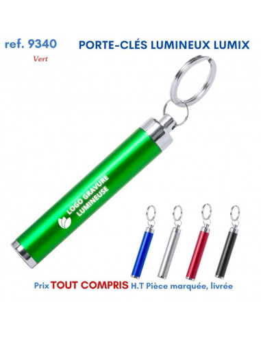 PORTE CLES LUMINEUX LUMIX REF 9340 9340 PORTE CLES PLASTIQUE  2,21 €