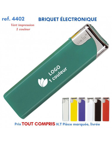 BRIQUET ÉLECTRONIQUE REF 4402 4402 BRIQUETS PUBLICITAIRES - ALLUME TOUT  0,51 €