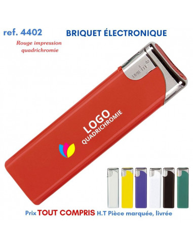 BRIQUET ÉLECTRONIQUE REF 4402 4402 BRIQUETS PUBLICITAIRES - ALLUME TOUT  0,51 €