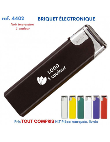 BRIQUET ÉLECTRONIQUE REF 4402 4402 BRIQUETS PUBLICITAIRES - ALLUME TOUT  0,51 €