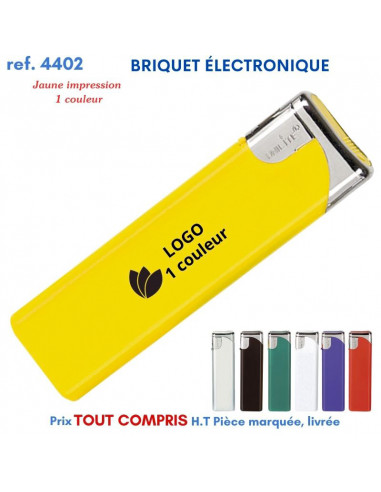 BRIQUET ÉLECTRONIQUE REF 4402 4402 BRIQUETS PUBLICITAIRES - ALLUME TOUT  0,51 €