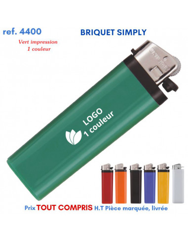 BRIQUET SIMPLY REF 4400 4400 BRIQUETS PUBLICITAIRES - ALLUME TOUT  0,28 €