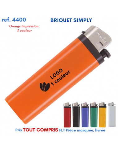 BRIQUET SIMPLY REF 4400 4400 BRIQUETS PUBLICITAIRES - ALLUME TOUT  0,28 €