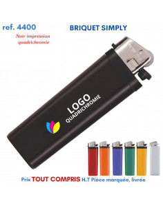 BRIQUET SIMPLY REF 4400 4400 BRIQUETS PUBLICITAIRES - ALLUME TOUT  0,28 €