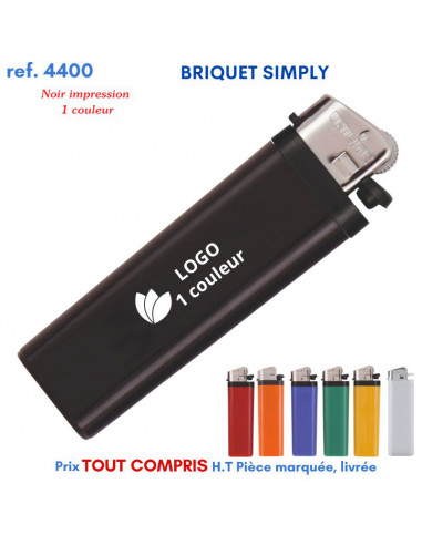 BRIQUET SIMPLY REF 4400 4400 BRIQUETS PUBLICITAIRES - ALLUME TOUT  0,28 €