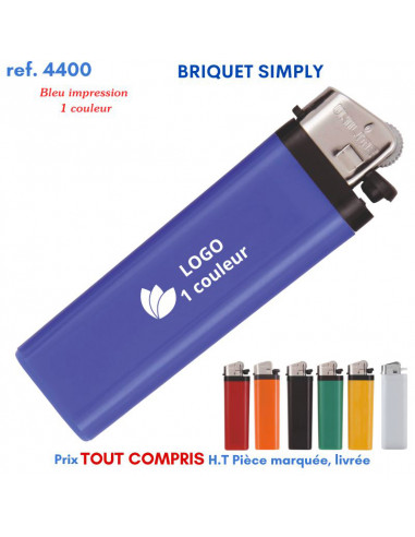 BRIQUET SIMPLY REF 4400 4400 BRIQUETS PUBLICITAIRES - ALLUME TOUT  0,28 €