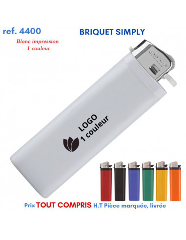 BRIQUET SIMPLY REF 4400 4400 BRIQUETS PUBLICITAIRES - ALLUME TOUT  0,28 €