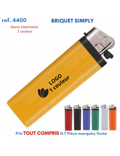 BRIQUET SIMPLY REF 4400 4400 BRIQUETS PUBLICITAIRES - ALLUME TOUT  0,28 € 2