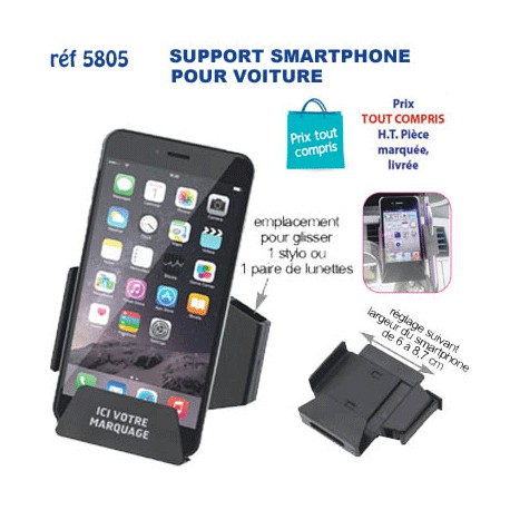 SUPPORT SMARTPHONE POUR VOITURE REF 5805 5805 Supports et accessoires pour téléphone  1,02 €