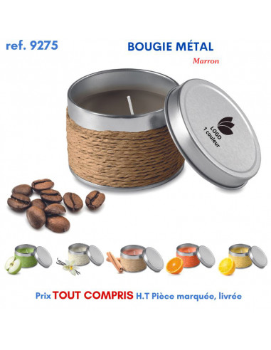 BOUGIE METAL PARFUMÉE EF 9275 9275 POUR LA MAISON OBJETS PUBLICITAIRES  4,64 €