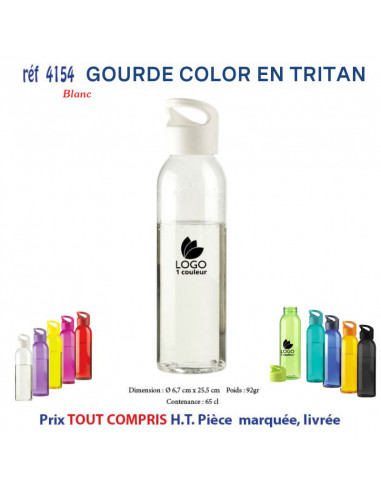 GOURDE COLOR EN TRITAN REF 4154 4154 GOURDES GOBELETS : OBJETS PUBLICITAIRES  5,93 €