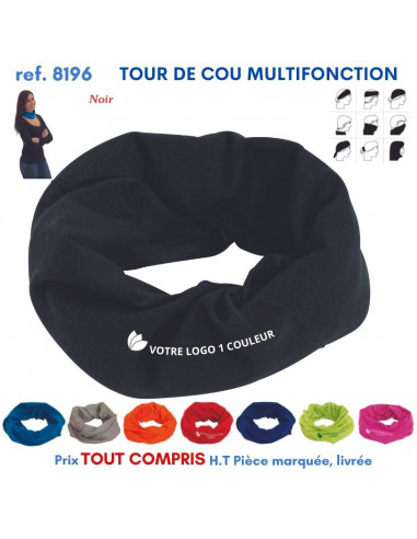 TOUR DE COU MULTIFONCTION UNICOLOR REF 8196 8196 PROTECTION PREVENTION  2,65 €