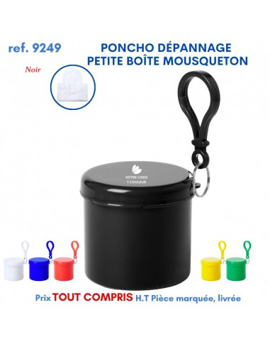 PONCHO DEPANNAGE PETITE BOITE MOUSQUETON REF 9249 9249 PRATIQUE  2,31 €