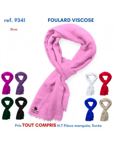 FOULARD VISCOSE REF 9341 9341 ECHARPES  6,99 €