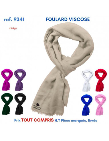 FOULARD VISCOSE REF 9341 9341 ECHARPES  6,99 €