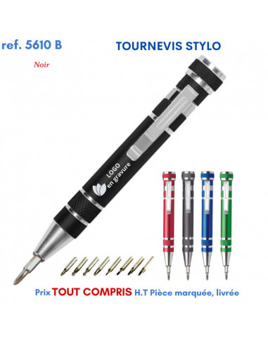 TOURNEVIS STYLO REF 5610B 5610B OUTILS PUBLICITAIRES  4,13 €