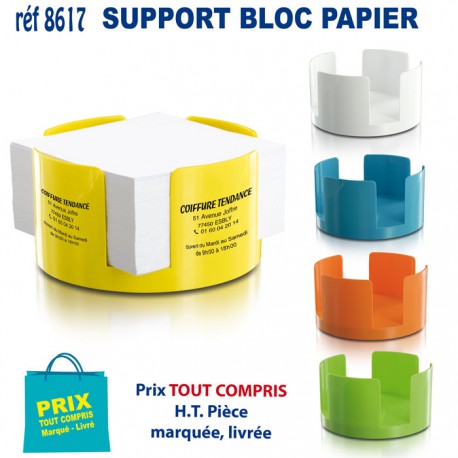 SUPPORT BLOC PAPIER REF 8617 8617 bloc notes - bloc mémos  9,36 €