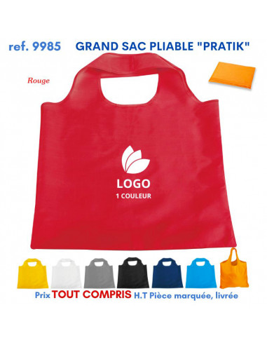 GRAND SAC PLIABLE PRATIK REF 9985 9985 SACS PLIABLES  1,64 €