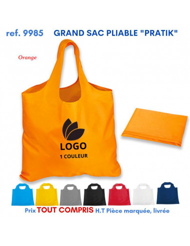 GRAND SAC PLIABLE PRATIK REF 9985 9985 SACS PLIABLES  1,64 €